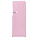 【配送・設置費込】SMEG　冷蔵庫 270L（ワンドア・右開き）【Pink/ピンク】FAB28RDMC5JPスメッグ REFRIGERATOR レトロ おしゃれ家電 イタリアブランド モダン ポップ 冷蔵 冷凍 チルド 野菜 ポイント10倍【日本正規品】 2