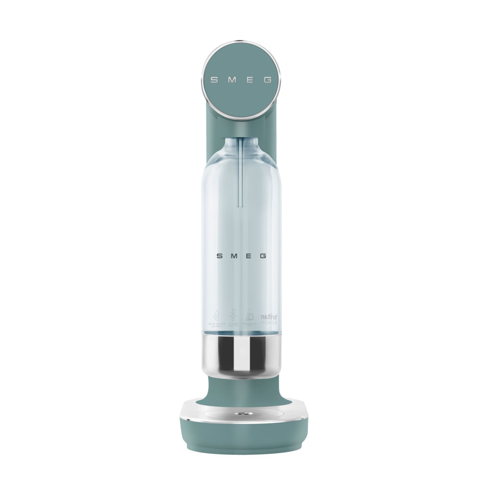 NEW☆（日本正規販売店）SMEG ソーダメーカー1L【マットエメラルドグリーン】SKC01EGMイタリア家電ブランド【スメッグ】レトロ デザイン おしゃれ家電 ハイブランド 炭酸水メーカー ソーダメイカー sodamaker スメグ