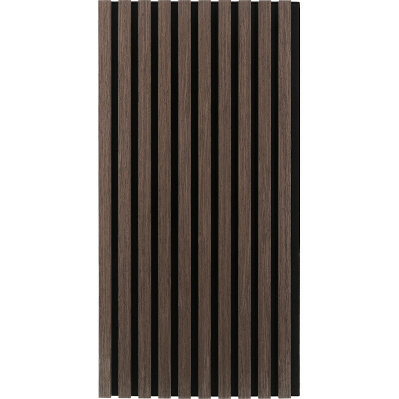 賃貸でも使える☆壁に貼る 木目ウォールパネル4枚セット（ダークブラウン）【80cm×40cm】×4枚40967簡単DIY インテリア リフォーム 防音パネル 壁材 ウッドパネル 内装 DIY 模様替え 木製 板 騒音対策 遮音 インテリア おしゃれ 吸音ウォールパネル 3