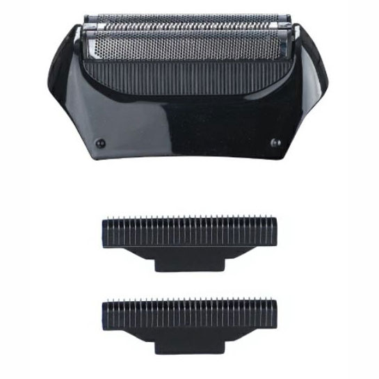 【定形外郵便でお届け】3枚刃シェーバー 【MHG-58Kブラック専用】替え刃(外刃・内刃セット)HGR-8K(ブラック用)電気シェーバー 口ひげ もみあげ 海外...