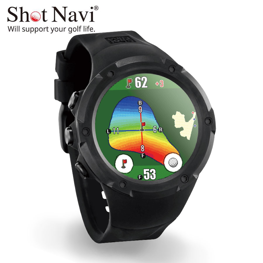 【即日・土日発送可能】ShotNavi Evolve PRO Touch(ブラック)ショットナビ エボルブプロ タッチ〔ゴルフウォッチ〕タッチパネル 使いやすい 機能充実 カラー液晶 特許 スマホ 国内100% type-C GPSゴルフナビ 日本製 腕時計タイプ 2023年型（ポイント10倍）
