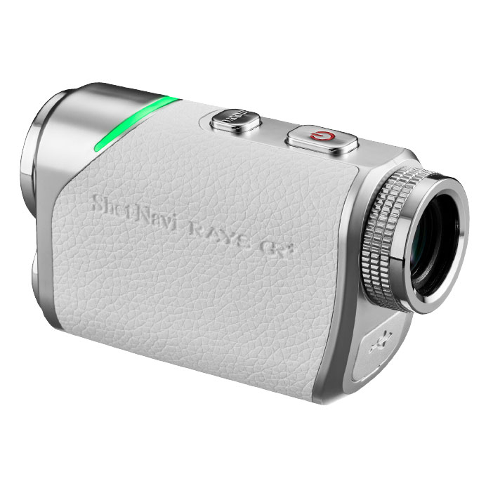 COCOde ShopのShotNavi LaserSniper RAYS GR＋（ホワイト）ショットナビ レーザースナイパーレイズジーアールプラスゴルフレーザー距離計測器ゴルフレーザー ギフト プレゼント ゴルフ用品 ポケットサイズ｜アングル3