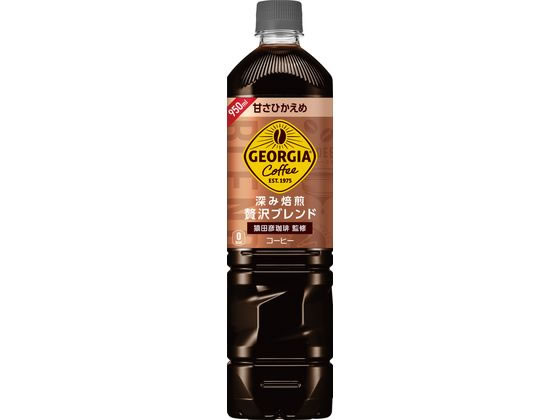ジョージア 深み焙煎贅沢ブラック 甘さひかえめ 950ml ペットボトル コーヒー 飲料のサムネイル