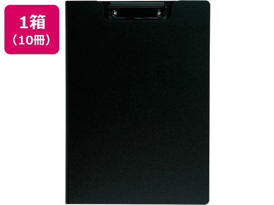 【マラソン限定★2000円クーポン&ポイント2倍】セキセイ クリップファイル発泡美人A4 短辺とじ ブラック 10冊 まとめ買い 箱買い 買いだめ 買い置き 業務用 A4 表紙付クリップボード 用箋挟 クリップボード ファイル