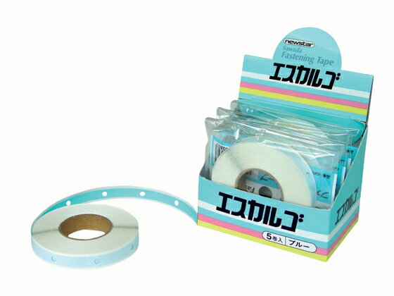 【マラソン限定★ポイント2倍】サクライ ニューエスカルゴ テープ ブルー BGF012 針なし ホッチキス ス..