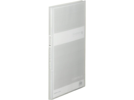 キングジム シンプリーズ クリアーファイル(透明)GX A4 20ポケット 透明 A4 固定式 クリヤーファイル