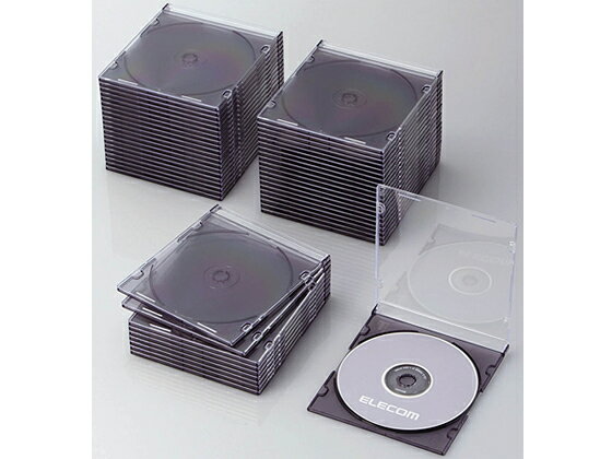 エレコム Blu-ray DVD CDスリムケース 