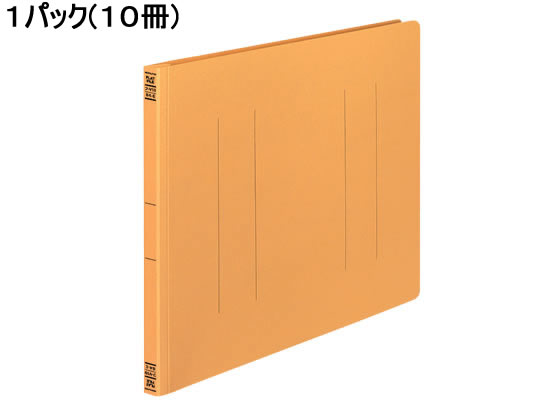 コクヨ フラットファイルV B4ヨコ とじ厚15mm 黄 10冊 フ-V19Y 通常タイプ フラットファイル 紙製 レターファイル