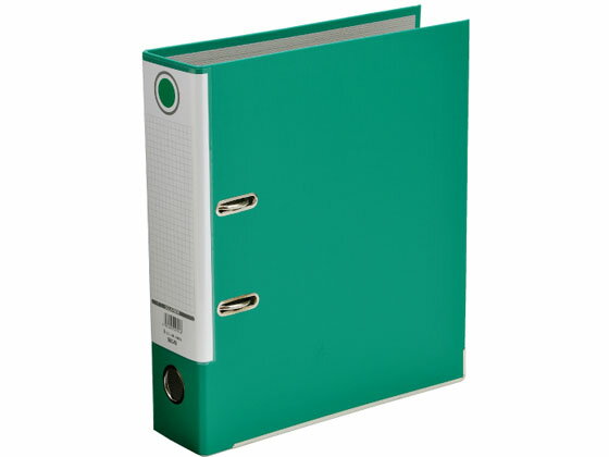 ハピラ レバー式アーチファイル A4タテ とじ厚58mm グリーン A4 レバー式リングファイル アーチファイル リング式ファイル