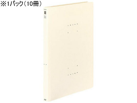 コクヨ フラットファイル〈NEOS〉A4タテ とじ厚15mm オフホワイト 10冊 通常タイプ A4 フラットファイル 紙製 レターファイル