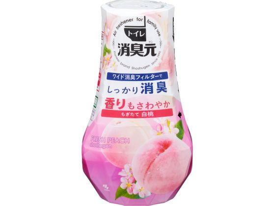 小林製薬 トイレの消臭元 もぎたて白桃 置き型タイプ 消臭 芳香剤 トイレ用 清掃