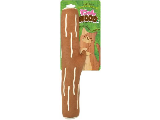 【商品説明】木の枝の形をした猫の抱っこ玩具です。キャットニップ入りで大好きな香りにメロメロ。ぬいぐるみの中にキャットニップがぎっしり詰まってます！【仕様】●材質／素材：ポリエステル、キャットニップ●商品使用時サイズ：W75×D50×H310、重量97g●使用方法：ネコちゃんに与えて遊ばせてください。●諸注意本品はペット用玩具です。その他の目的には使用しないでください。●原産国：中国【備考】※メーカーの都合により、パッケージ・仕様等は予告なく変更になる場合がございます。【検索用キーワード】スーパーキャット　すーぱーきゃっと　にゃんWOOD　にゃんWOOD　ペット　デイリーグッズ　運動器具　おもちゃ　おもちゃ　猫　ねこ　キャット　cat　ny−01　ny01　中華人民共和国　中国　RPUP_02抱っこしたりすりすりして遊ぼう！抱っこにぴったりビッグサイズ