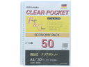 【店内全品ポイント2倍★16日9:59迄】 マルマン ルーズリーフ クリアポケットリーフ A4タテ 30穴 50枚 L460F A4 多穴 替紙 シングルポケッ...