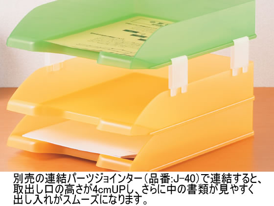 【レビュー投稿で100円OFFクーポン】セキセイ デスクトレー A4タテ グリーン SSS-1246-G トレー デスクトップ収納 デスク周り 文具