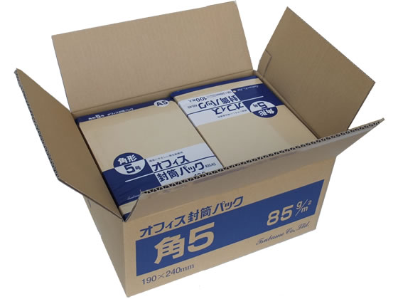 【100枚×5セット】Zクラフト封筒 角3 B5大きめサイズ【PK-Z138】マルアイ 500枚