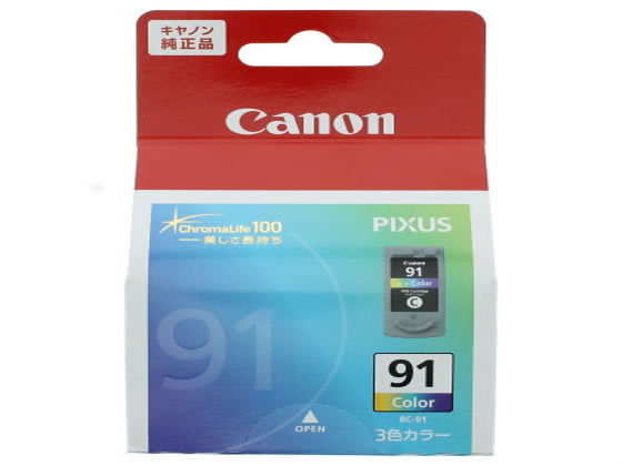 【楽天スーパーSALE限定★ポイント2倍＆2,000円クーポン】キヤノン BC-91 3色カラー 0393B001 キャノン CANONマルチパック インクジェットカートリッジ インクカートリッジ トナー