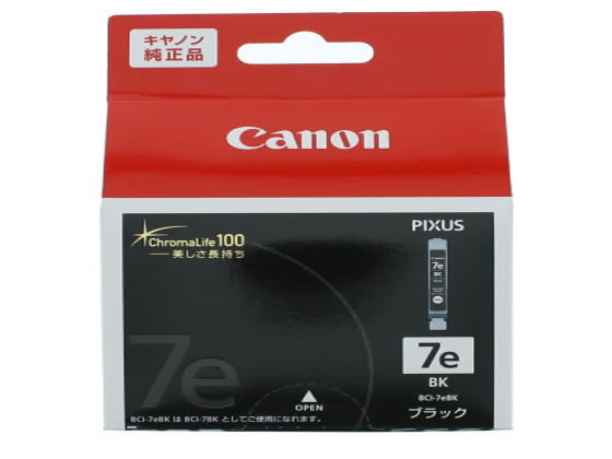 Genuine Products - 【マラソン限定★2,000円クーポン＆ポイント2倍】キヤノン インクジェットインク ブラックBCI-7eBK 0364B001 キャノン CANONブラック インクジェットカートリッジ インクカートリッジ トナー