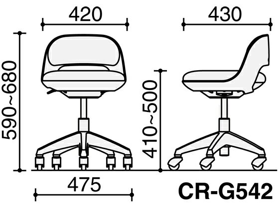 【レビュー投稿で100円OFFクーポン】【メーカー直送】コクヨ ココット ロータイプ ホワイトシェル ライトローズ ゴム単輪キャスター【代引不可】【組立・設置・送料無料】診察椅子 病院 医療施設用家具 医療 福祉施設家具 オフィス家具 [2]