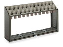 【メーカー直送】テラモト オブリークアーバンB 傘立て グレー 24本収納【代引不可】【お客様組立】
