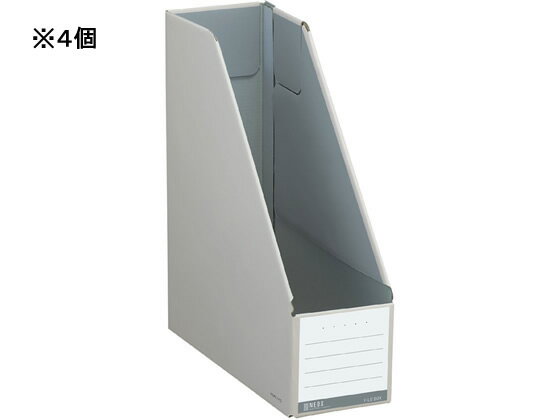 コクヨ ファイルボックス〈NEOS〉スタンド A4タテ オフホワイト 4個 A4 ボックスファイル 