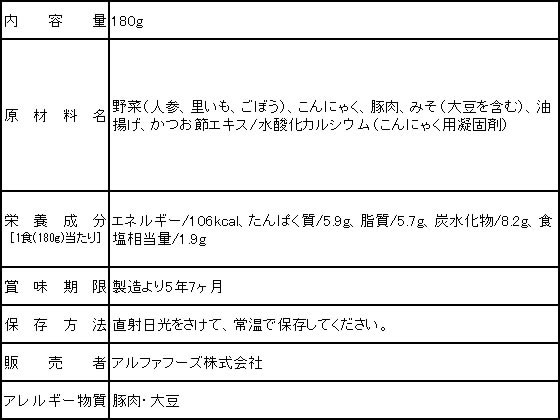 マラソン限定 ＆2,000円 アルファフーズ 「美味しい防災食」 豚汁 食品 飲料 備蓄 常備品 防災 cocodecow-10296970 ココデカウ サンプル画像3