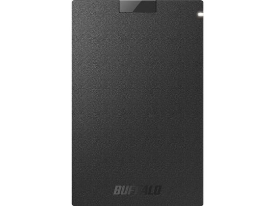【レビュー投稿で100円OFFクーポン】【お取り寄せ】バッファロー ポータブルSSD TypeA 1TB ブラック SSD-PG1.0U3-BC SSD 外付けドライブ USBメモリ パソコン 家電