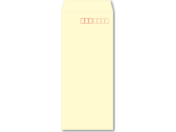 【レビュー投稿で100円OFFクーポン】テープ付きカラー封筒 長4 フレッシュトーン クリーム 100枚 N4S52..