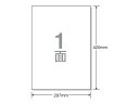 【レビュー投稿で100円OFFクーポン】エーワン 屋外用レーザーフィルムラベル A3 ノーカット 5枚 31033 ノーカット レーザー用ラベルシール 粘着ラベル用紙