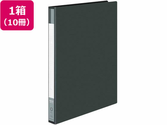 【商品説明】・機能的で使いやすい背デザインです。・ワンタッチで開閉できるUD金属とじ具を採用しています。・書類が水平に開き、閲覧に適した丸型リング式とじ具で、途中の書類の抜き差しも簡単です。・とじ具がしっかりかみ合っているので、書類が抜け落ちる心配がありません。・分別廃棄が可能です。【仕様】●色：黒●サイズ：A4タテ●外寸法：縦307×横242mm●背幅：30mm●リング内径：22mm●収容枚数：170枚●穴間隔：80mmピッチ●丸型リング●材質：表紙／色厚板紙●分別廃棄可能●注文単位：1箱（10冊）●グリーン購入法適合●GPNエコ商品ねっと掲載【備考】※メーカーの都合により、パッケージ・仕様等は予告なく変更になる場合がございます。【検索用キーワード】コクヨ　こくよ　KOKUYO　リングファイル　りんぐふぁいる　丸型2穴リングファイル　2穴ファイル　ユニ゛ーサルデザイン　リング式ファイル　色厚板紙　紙表紙　リング内径22mm　170枚とじ　背幅30mm　黒　くろ　クロ　ブラック　フ−420D　フ420D　A4ファイル　A4サイズ　A4タテ　A4縦　A4たて　A4−S　A4S　箱売り　まとめ買い　10冊入り　コクヨファイル　RPUP_05【ユニバーサルデザイン】ワンタッチで簡単に開閉できる金属製丸型リングのとじ具を採用。