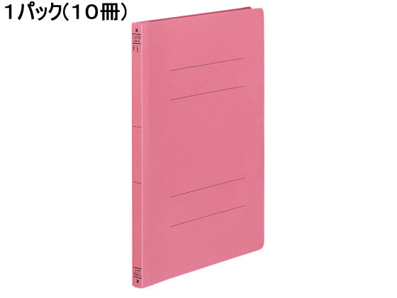 コクヨ フラットファイル(ダブルとじ具タイプ) A4タテ ピンク 10冊 通常タイプ A4 フラットファイル 紙製 レターファイル