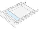 コクヨ BS+ 事務用デスク上段用仕切板1枚 A-SDS-M4CVF5