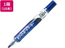 【店内全品ポイント2倍★16日9:59迄】 ぺんてる ホワイトボードマーカー ノックル 細字 青 10本 EMWLS-C