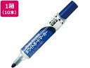 【店内全品ポイント2倍★16日9:59迄】 ぺんてる ホワイトボードマーカー ノックル 中字 青 10本 EMWLM-C