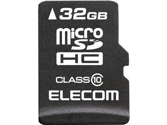 エレコム データ復旧サービス付 MicroSDHCカード Class10 32GB microSD 