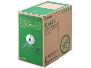 【レビュー投稿で100円OFFクーポン】エレコム LANケーブル CAT5E ブルー 300m LD-CT2 BU300 RS LANケーブルカテゴリー5E LANケーブル ケーブル 電源タップ 配線パーツ 家電
