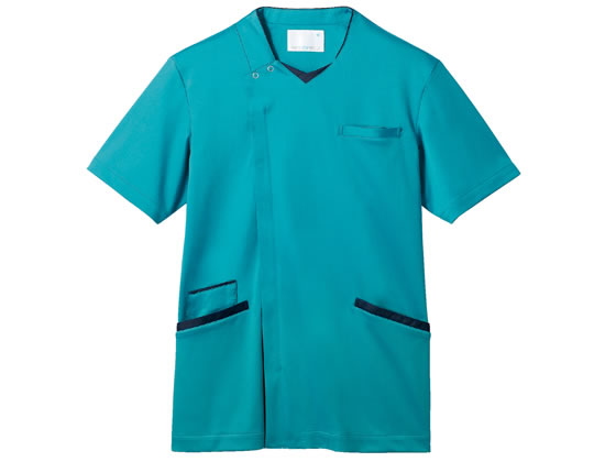 【ブラックフライデー限定★27日9:59迄店内ポイント2倍】【お取り寄せ】住商モンブラン スクラブ メンズ半袖 ターコイズ ネイビー 3L 72-1354 スク...