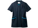 【レビュー投稿で100円OFFクーポン】【お取り寄せ】住商 スクラブ レディス半袖 ダークネイビー ターコイズ 3L 73-2253 スクラブ 医療服 ユニフォーム