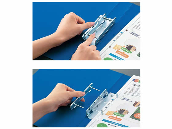 【マラソン限定★ポイント2倍】コクヨ チューブファイルMタイプ A4タテ とじ厚40mm 青 フ-1640B A4 片開きパイプファイル パイプ式ファイル