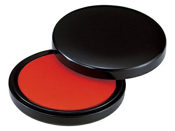 【ブラックフライデー限定★27日9:59迄店内ポイント2倍】シヤチハタ 朱肉(エコス)90号 丸型 MG-90EC 朱..