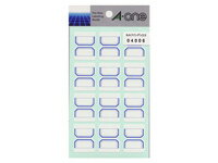 【マラソン限定2000円クーポン★ポイント2倍16日9:59迄】エーワン セルフインデックス 中 青 12面 15シート 04006 インデックスラベル ふせん メモ ノート