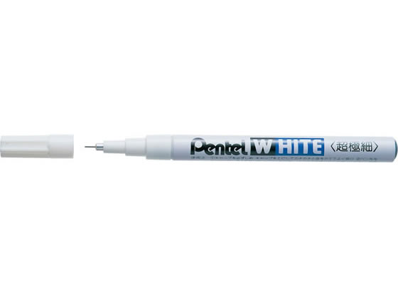 【店内全品ポイント2倍★28日9:59迄】ぺんてる ホワイト超極細 X100W-F