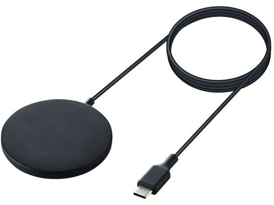 【ブラックフライデー限定★27日9:59迄店内ポイント2倍】【お取り寄せ】エレコム ワイヤレス充電器 7.5W マグネット内蔵 卓上 ブラック AC式充電器 バ...