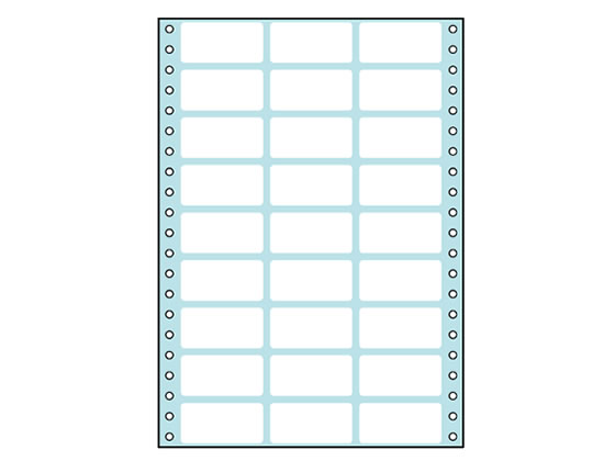 コクヨ コンピュータフォームラベル 27面 500折 ECL-239 21面以上 ドットプリンタ ラベルシール 粘着ラベル用紙
