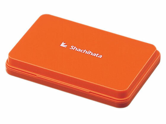【レビュー投稿で100円OFFクーポン】シヤチハタ スタンプ台 中形 朱色 HGN-2-OR スタンプ台 赤 朱 朱肉 ネーム印