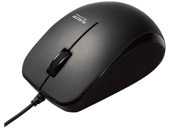 Usb Connector - 【マラソン限定★2,000円クーポン＆ポイント2倍】【お取り寄せ】エレコム マウス 有線 抗菌 ブルーLED 3ボタン ブラック M-BL27UBKBK