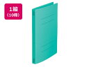 【店内全品ポイント2倍★16日9:59迄】 キングジム フラットファイル クイックイン〈PP〉A4タテ 緑 10冊 4432-G 通常タイプ A4 フラットファ...