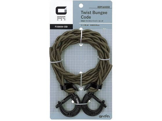 【レビュー投稿で100円OFFクーポン】【お取り寄せ】エーモン ツイストバンジーコード 8604 キャンプ用品 アウトドア 釣り具