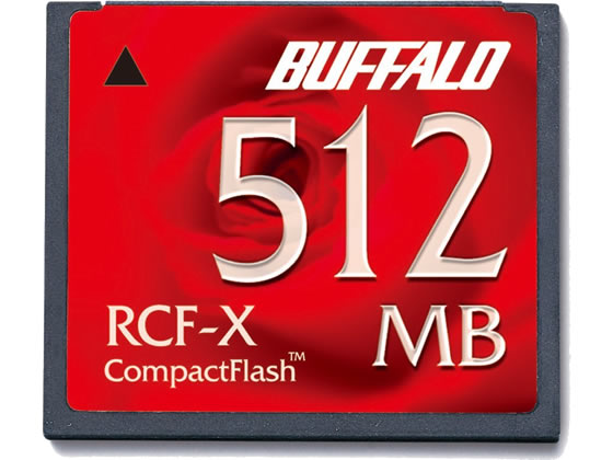 バッファロー コンパクトフラッシュ 512MB RCF-X512MY コンパクトフラッシュ 記録メディア テープ