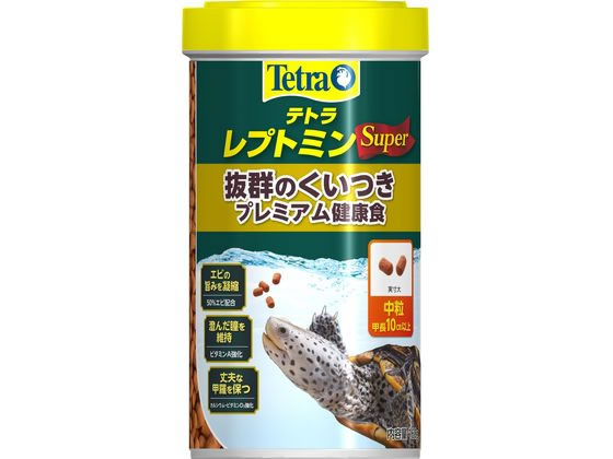 スペクトラムブランズジャパン テトラ レプトミンスーパー中粒 160g かめ用 フード 観賞魚 ペット