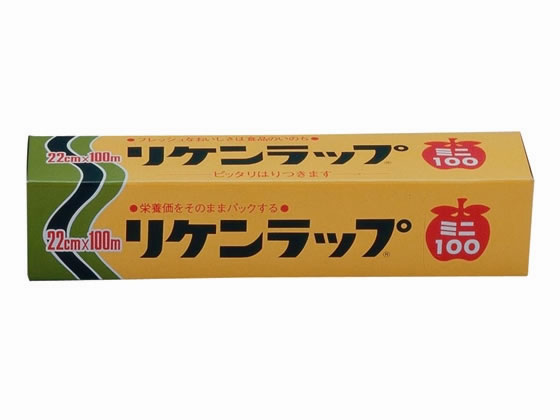 楽天ココデカウリケンテクノス リケンラップ ミニ100 223090 ラップ アルミホイル クッキングシート キッチン 消耗品 テーブル